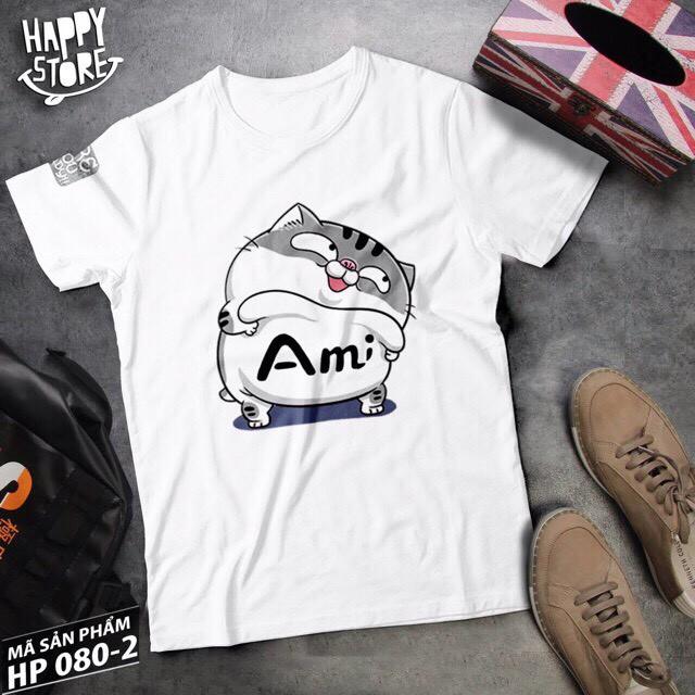 ÁO PHÔNG, ÁO THUN AMI BỤNG BỰ BẮN TIM SIÊU CUTE | AMI CAT TSHIRT