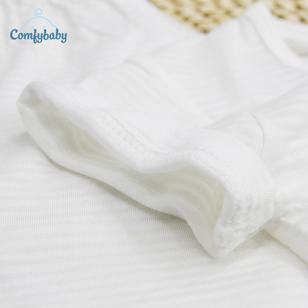 Bộ quần áo cộc cho bé 100% Cotton Lụa – Comfybaby Siêu nhẹ - thoáng mát QACF22042021 size 3-12 tháng