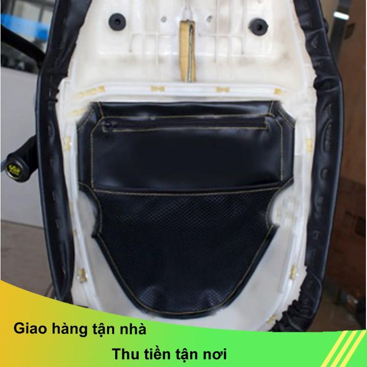 Túi da gắn cóp xe máy, để vật dụng, túi da PU Xe Máy Xe Tay Ga cho yên xe MBS 3379