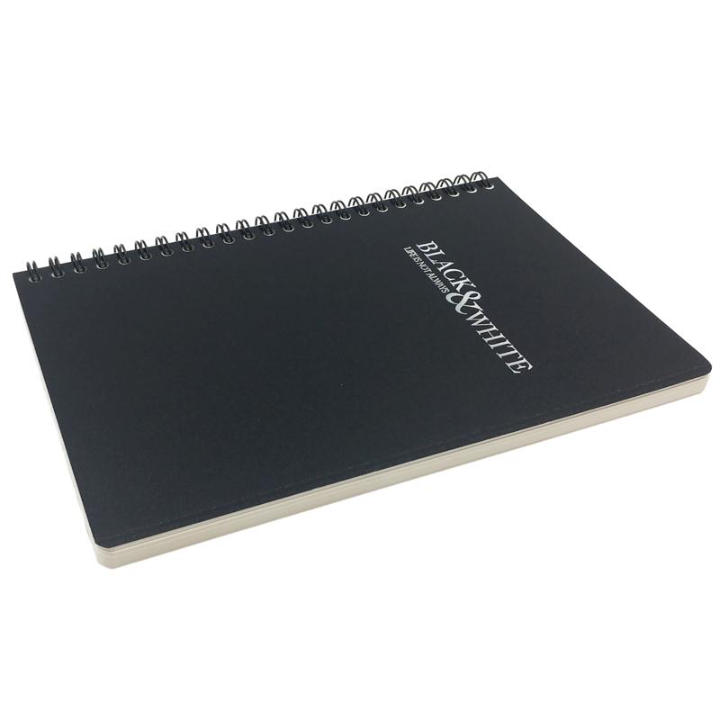 Sổ Lò Xo Black &amp; White A5 Kẻ Ngang 80 Trang - Oxford D357A5