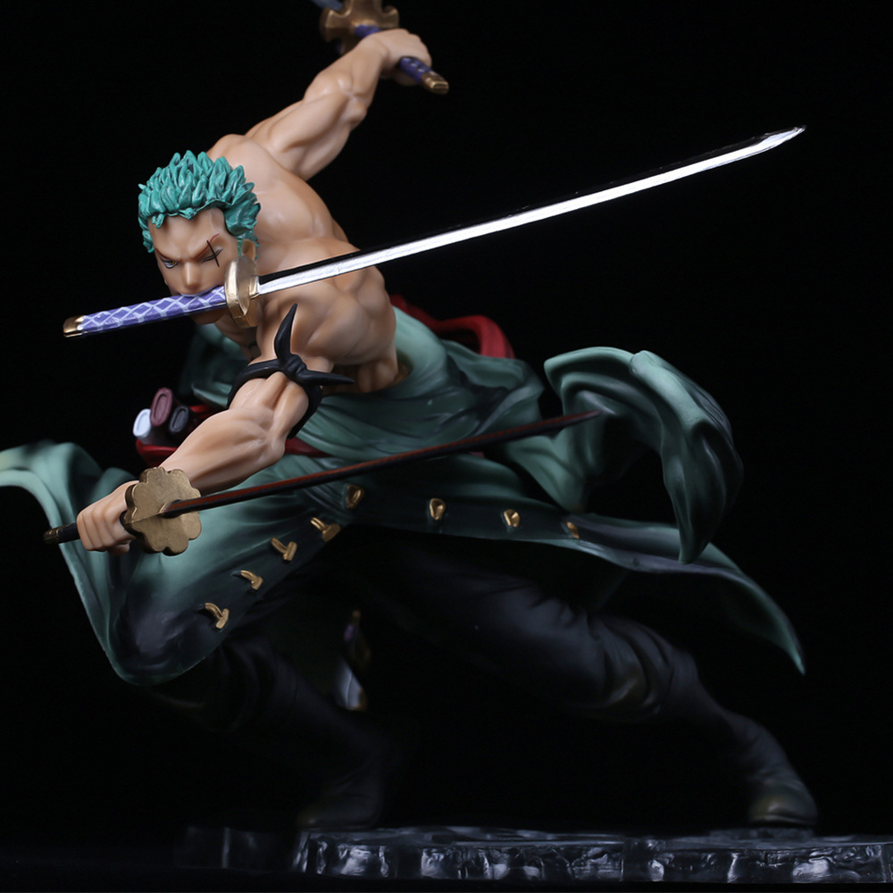 Mô Hình Nhân Vật Roronoa Zoro Trong Phim One Piece Hải Tặc Mũ Rơm - Cao 10cm Không Hôp