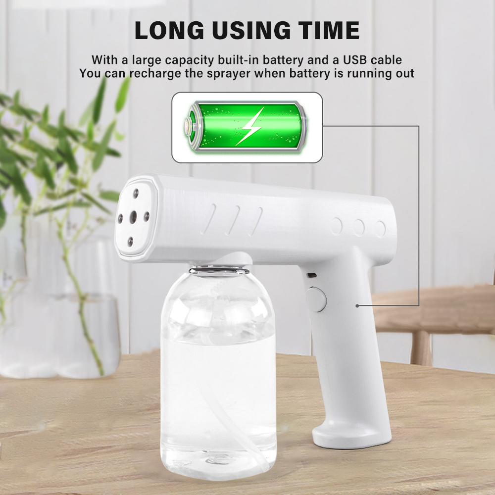 Máy Phun Sương Nano Cầm Tay Có Thể Sạc Lại Công Suất Lớn 300 / 500Ml