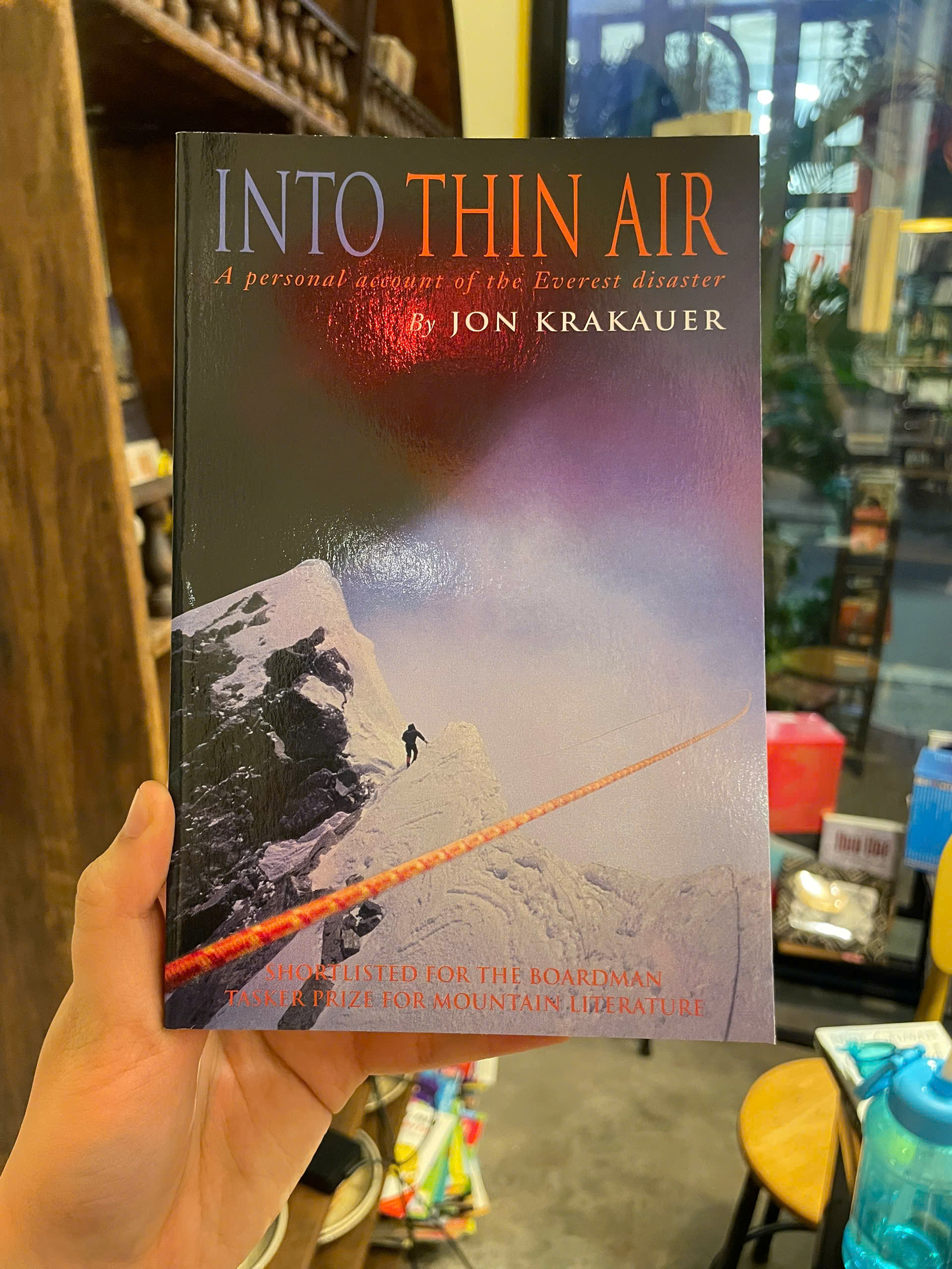 Sách - Into Thin Air: A Personal Account of the Mount Everest Disaster by Jon Krakauer | Memoir