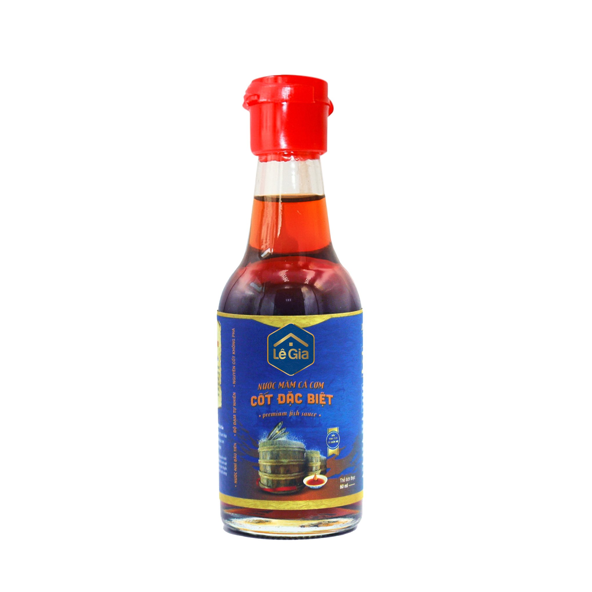 Nước mắm truyền thống Lê Gia - Cốt đặc biệt chai 60ml Thương hiệu: Lê Gia