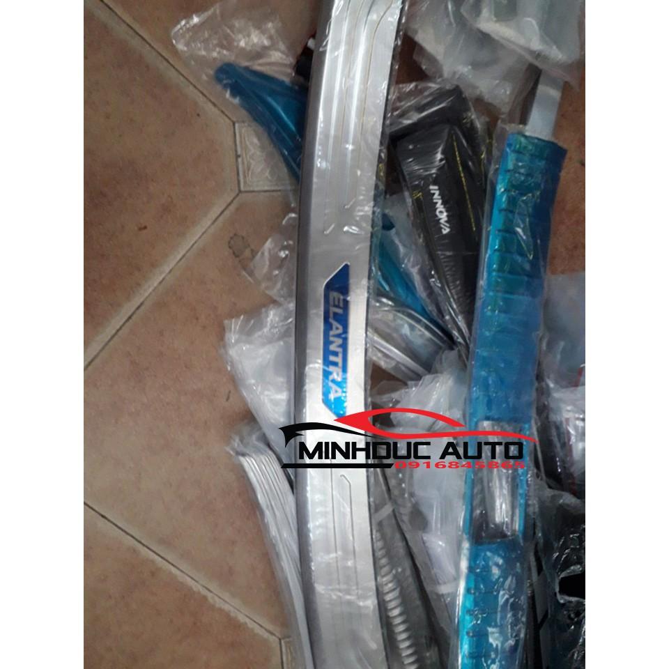Chống trầy cốp trong ngoài inox cho xe Elantra