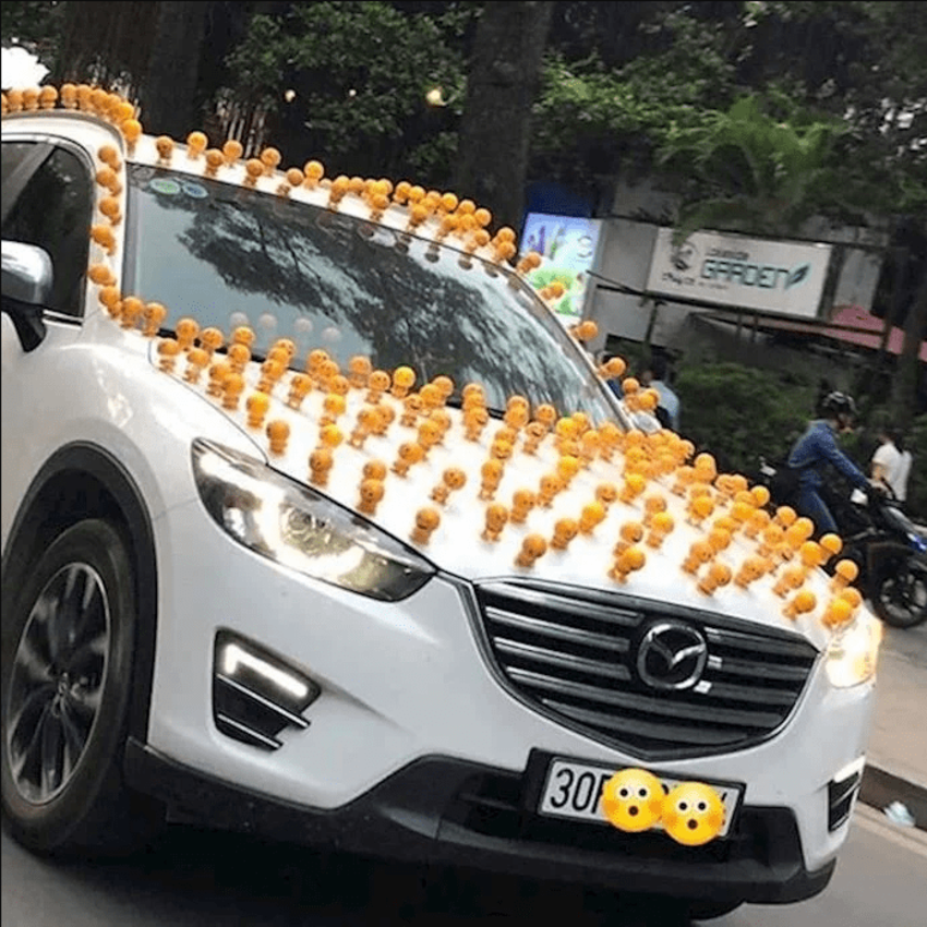 Combo 10 Thú Nhún Lò Xo Emoji Trang Trí - 10 Mẫu Ngẫu Nhiên Khác Nhau