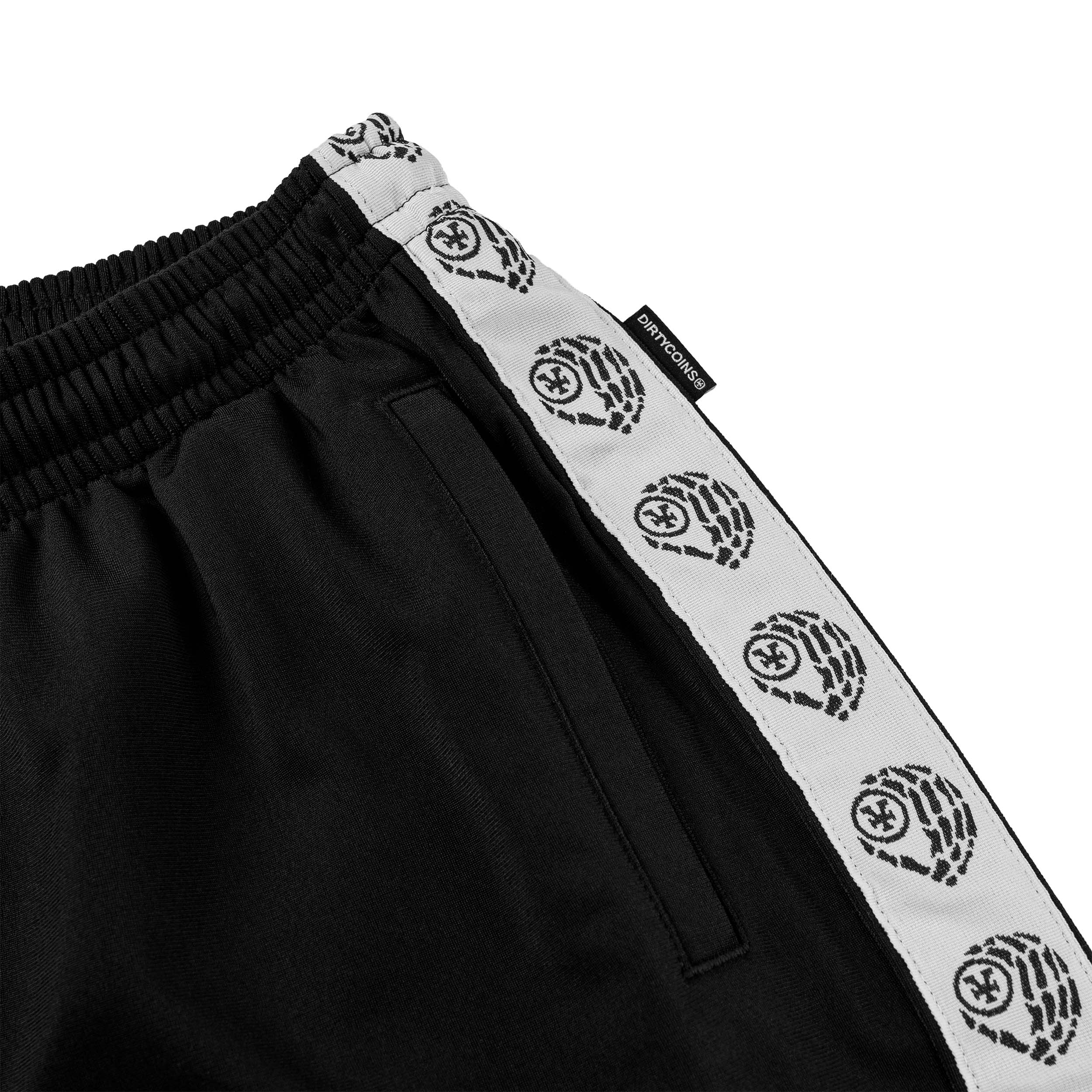 Quần Track Shorts Relaxed Taped Logo - Black