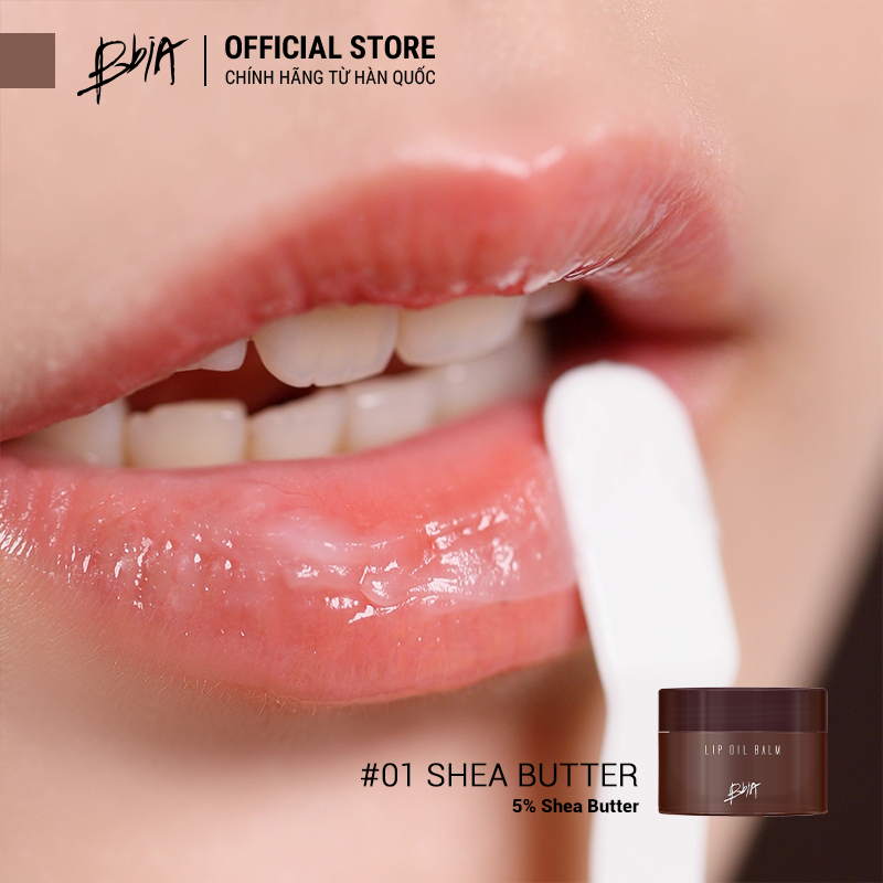 Sáp dưỡng môi Bbia Lip Oil Balm – #01 Shea Butter