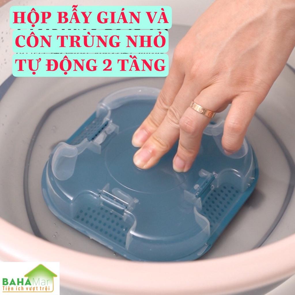 HỘP BẪY GIÁN VÀ CÔN TRÙNG NHỎ TỰ ĐỘNG 2 TẦNG Thiết Kế cửa để gián sẽ đi qua cửa sập không quay ra được