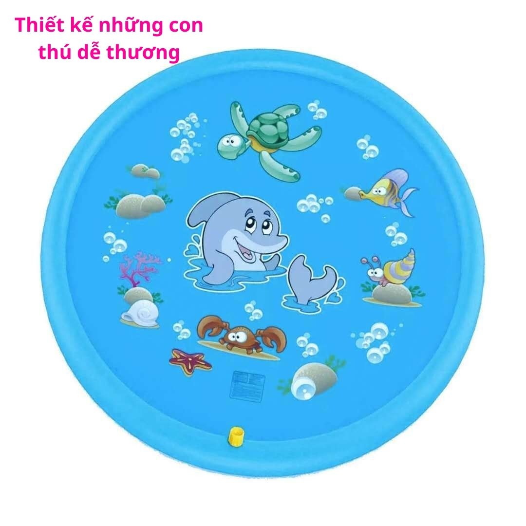 Bề bơi phao, đài phun nước đồ chơi trẻ em Biện Pháp Giải Nhiệt Siêu Hiệu Qủa Cho Bé Mùa Hè