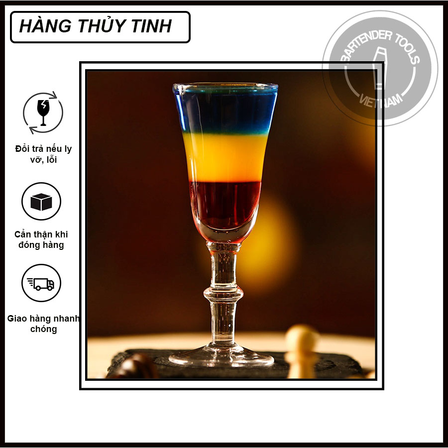 Ly shot thủy tinh 30ml (BG22)