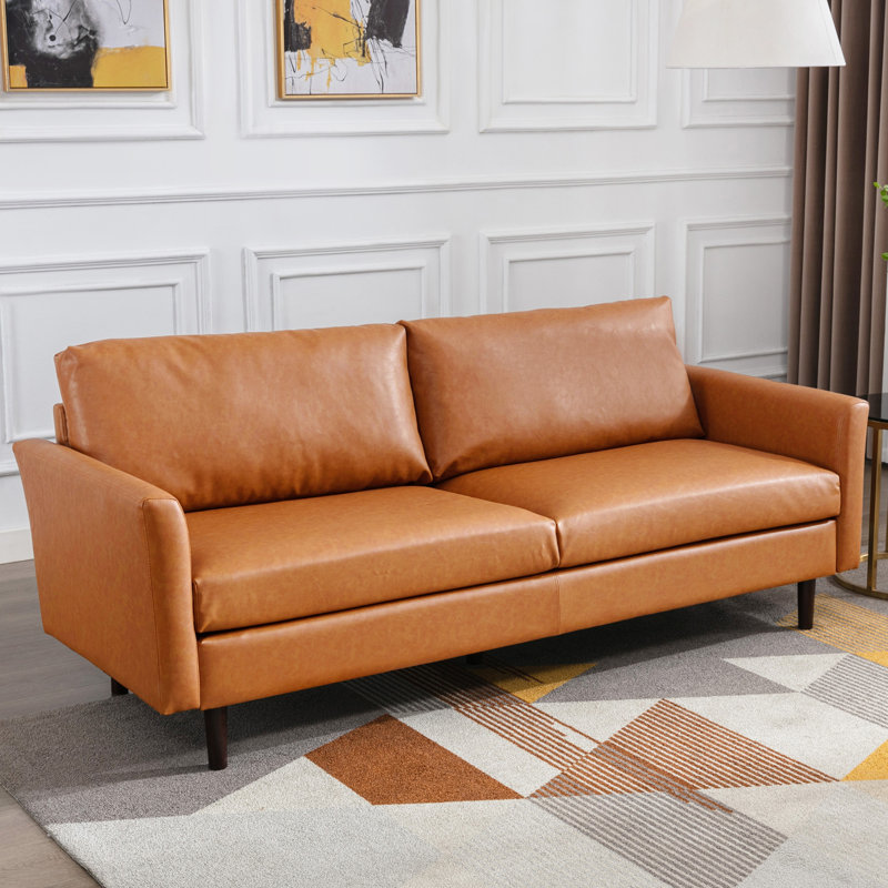 Sofa băng kiểu da Juno Sofa kèm 2 đôn 1m89 x 74 cm gối như hình