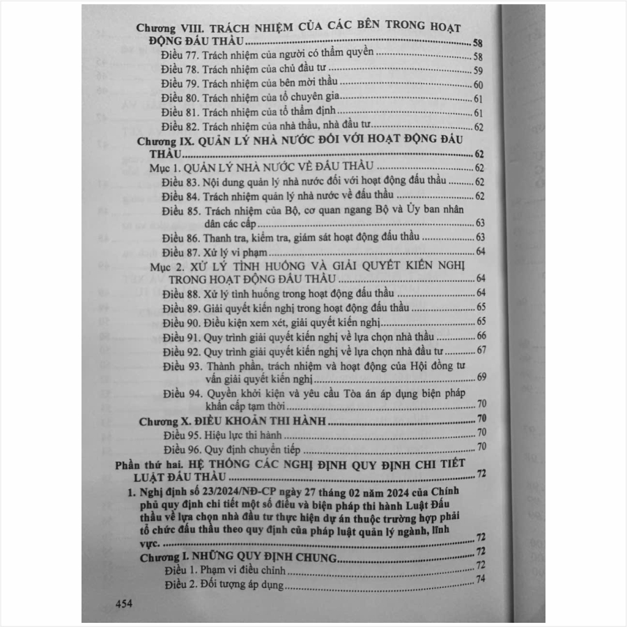 Sách Luật Đấu Thầu – Hệ Thống Những Văn Bản Quy Định Chi Tiết Thi Hành (V2474T)