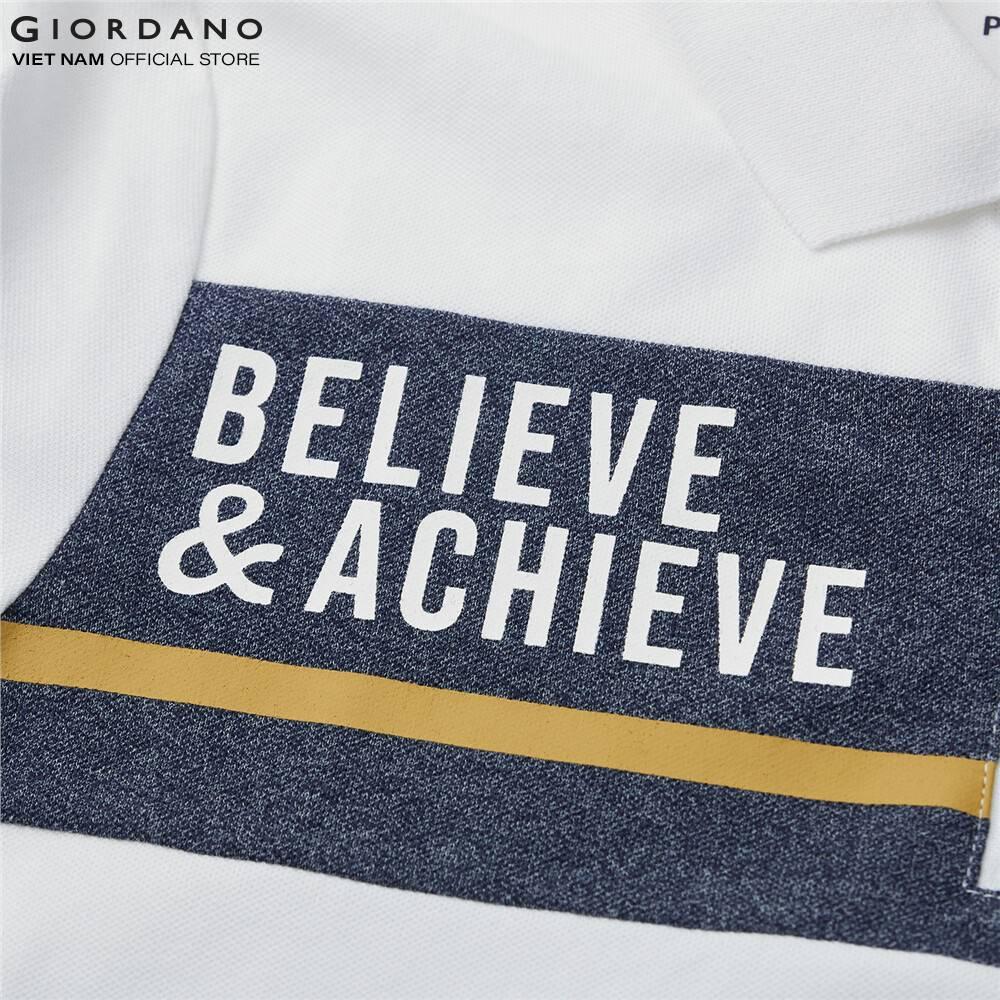 Áo thun ngắn tay có cổ nữ Giordano polo 05311302