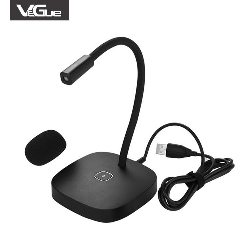 Micrô ngưng tụ microfono có thể điều chỉnh có dây USB cho máy tính PC YouTube Podcast Micro Màu sắc: Đen