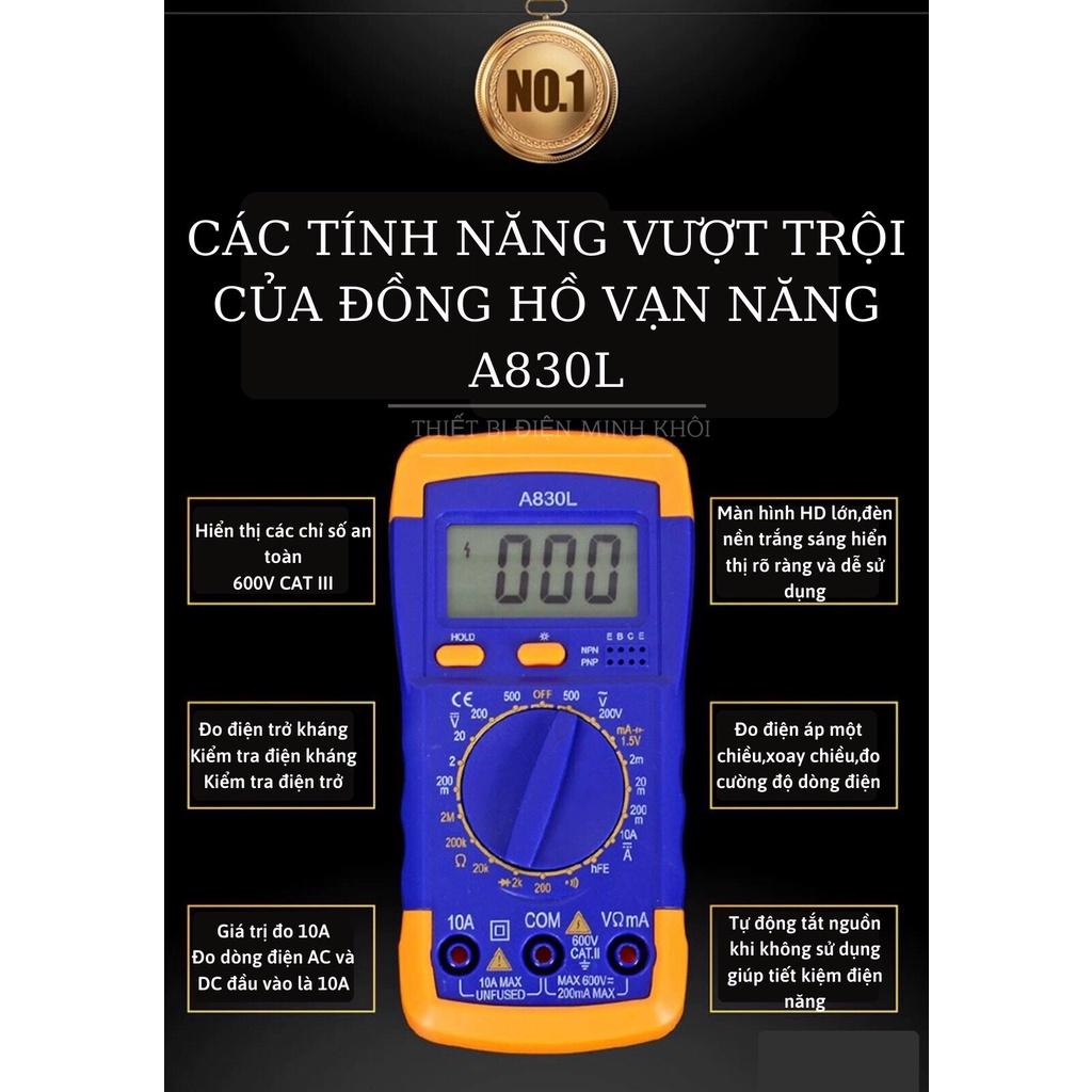 Đồng hồ vạn năng kỹ thuật số Digitel Multimeter A830L, đồng hồ điện tử,máy đo vạn năng, đo điện