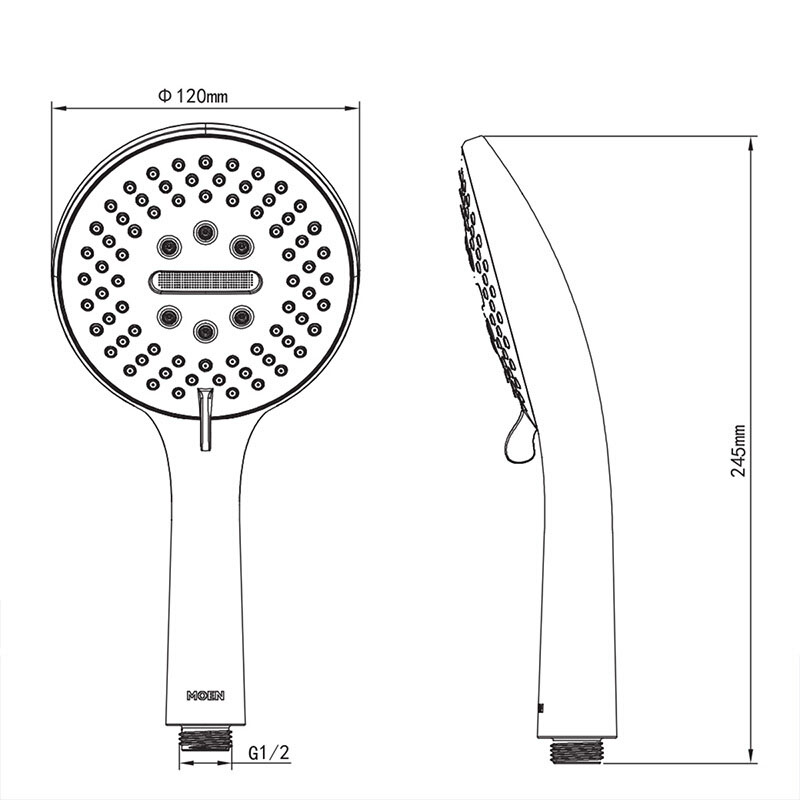 Vòi sen tăng áp 3 chức năng Moen - HH3009