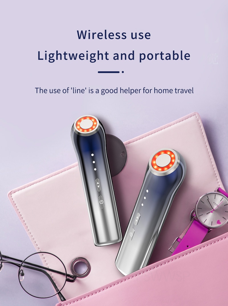 Dụng Cụ Massage Cầm Tay Nâng Cơ Mặt Làm Trẻ Hóa Da Bloom 5 Skin Tightening Tech - 15 phút mỗi ngày sẽ hiệu quả