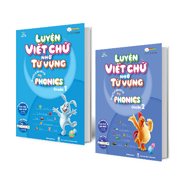 Combo 2 Cuốn Luyện Viết Chữ Nhớ Từ Vựng – English Writing My Phonics