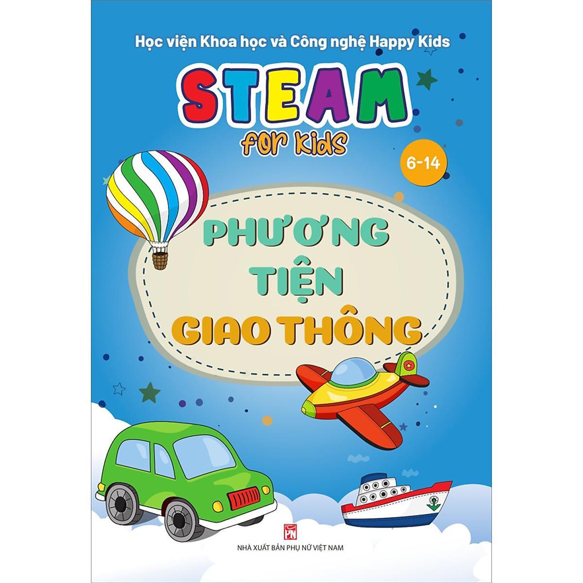 Sách - Steam For Kids - Phương Tiện Giao Thông - NXB Phụ Nữ