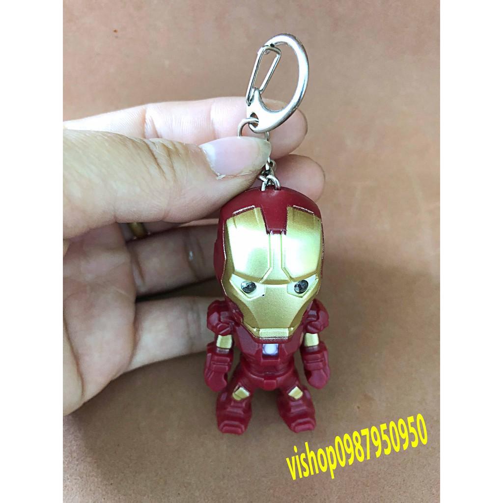 Móc khóa phát sáng iron man mã GFB11 ZB1991