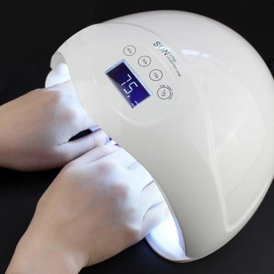 ( Máy loại lớn) Máy hơ gel SUN5 công suất lớn 48W 24 bóng dùng hơ khô gel móng nail