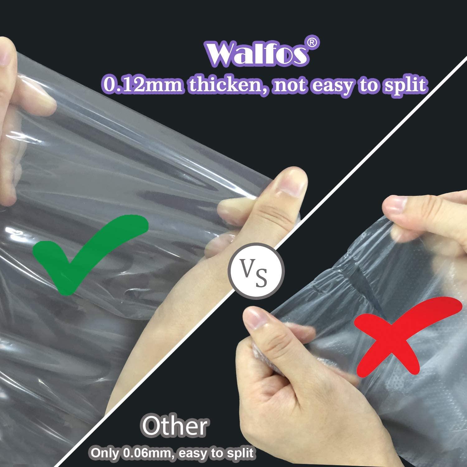 WALFOS 100 CHIẾC Bánh Ngọt Túi TỰ Nấu Ăn Cho Bánh Kem Trang Trí Đầu Fondant Bánh Ngọt Túi Dụng Cụ Nhà Bếp Làm Bánh Phụ Kiện