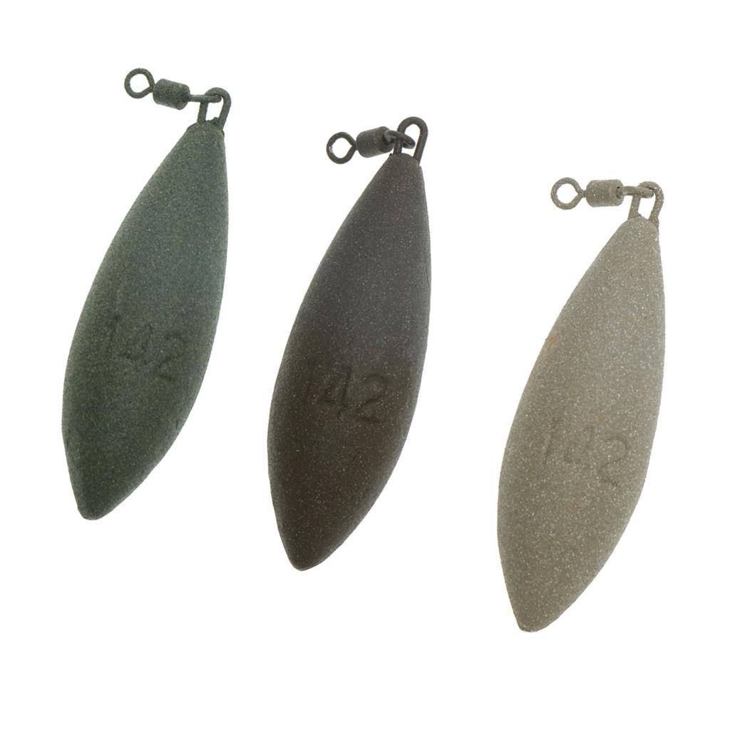 Fishing Weight Lead Sinker Drop Hook Plummet Terminal Tackle Tool Green