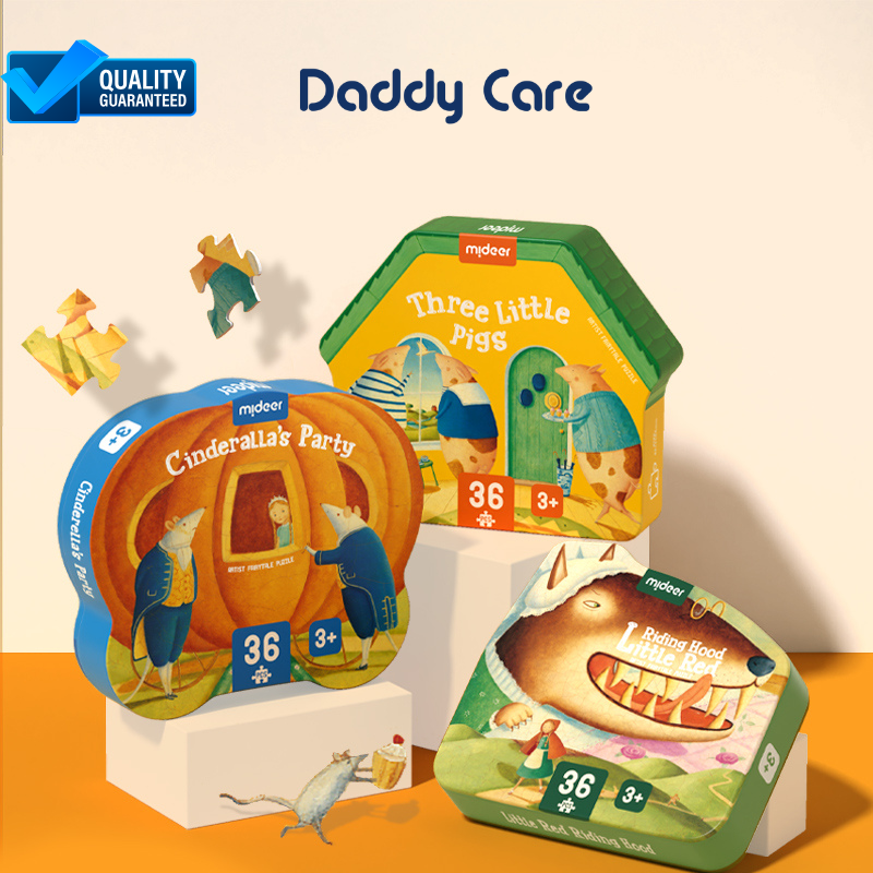 Xếp Hình cổ tích Cho Bé Mideer Artist's Fairy Tale Puzzle , Đồ Chơi Giáo Dục Trẻ Em