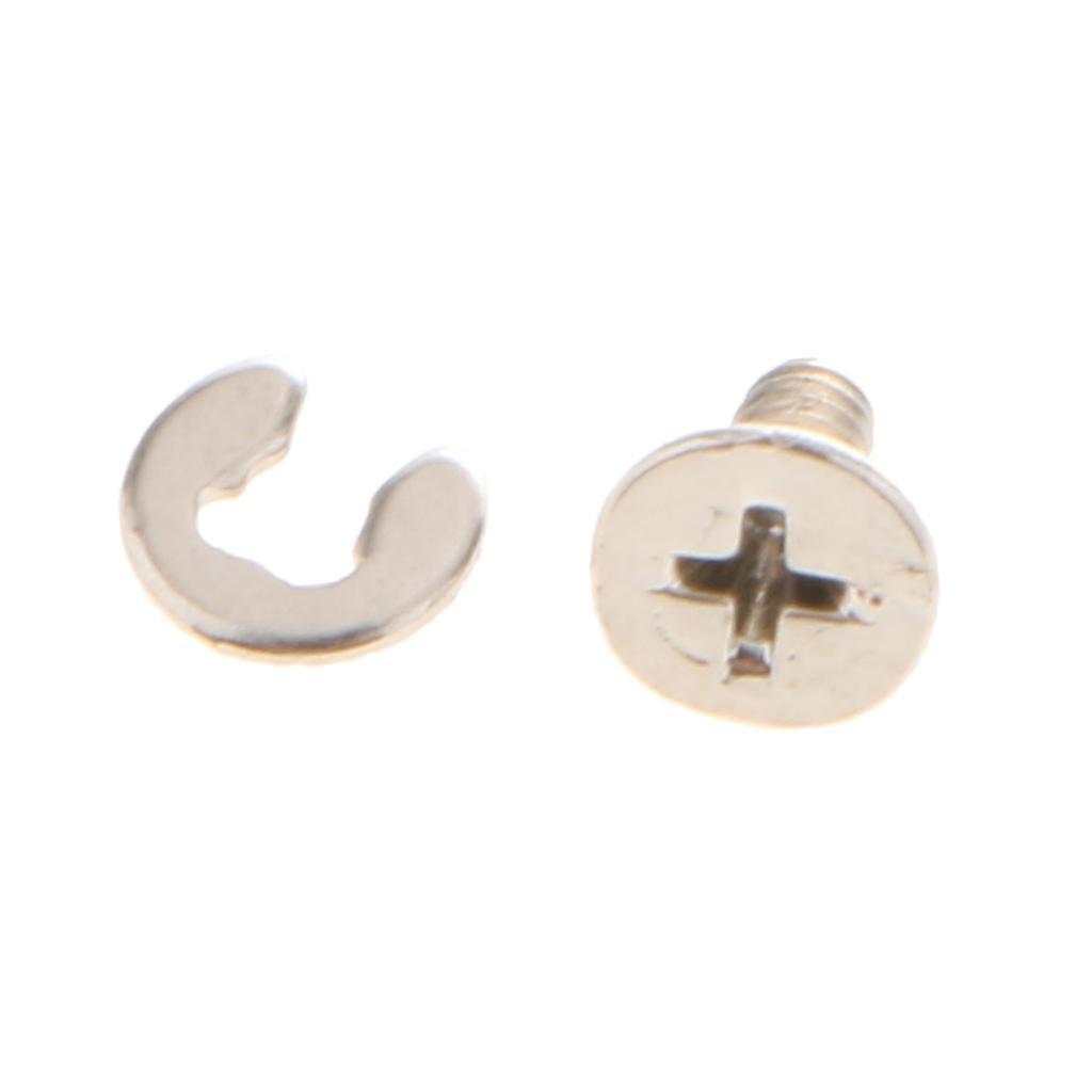 4x for  New 3DS XL LL Battery Back Cover Screws Washer Repair Part