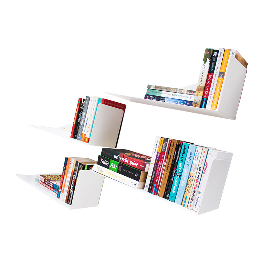 Kệ sách treo tường chữ X50
