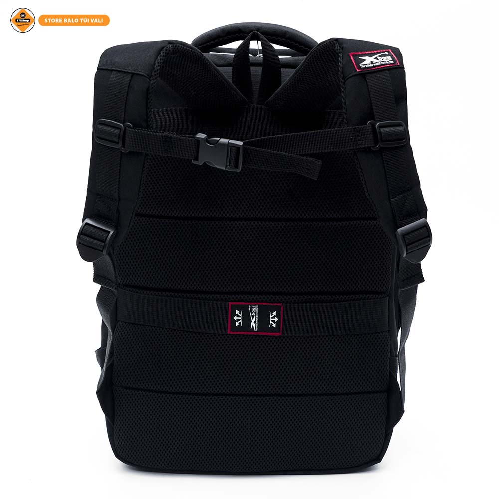 Balo du lịch cao cấp Leader Pro Xbags XB2010 cỡ lớn màu đen đựng laptop 17 inch