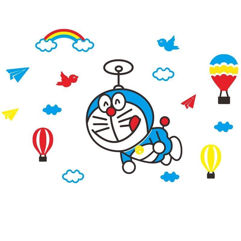 DECAL DÁN TƯỜNG 3D DOREMONDORAEMON HOUSE