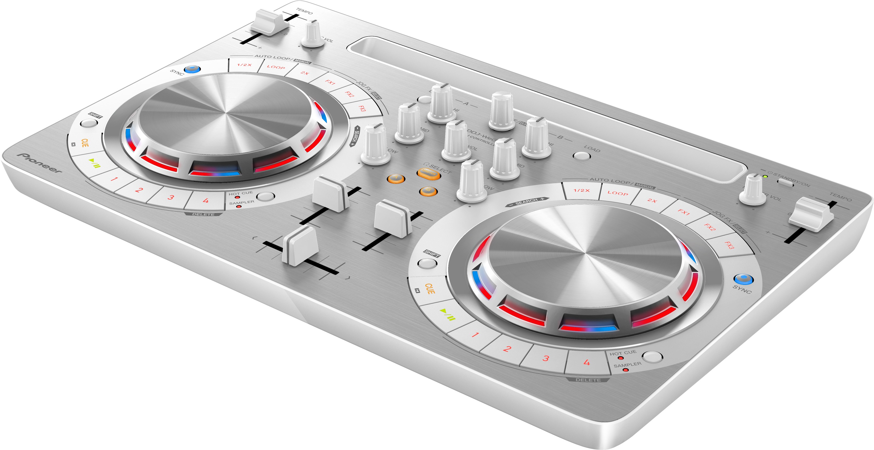 Máy DJ controller DDJ WEGO3 màu trắng - Hàng chính hãng