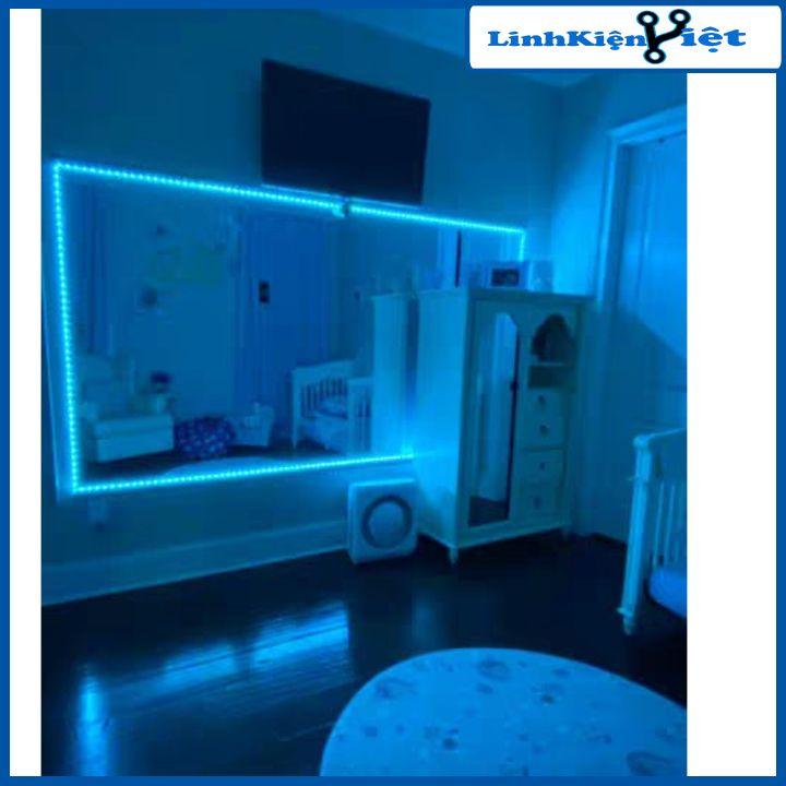 Bộ led dây đổi màu có điều khiển RGB 5050 kèm nguồn