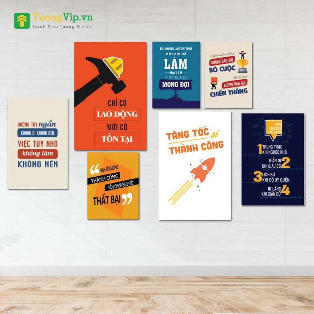 Combo Tranh Treo Tường Tạo Động Lực 10