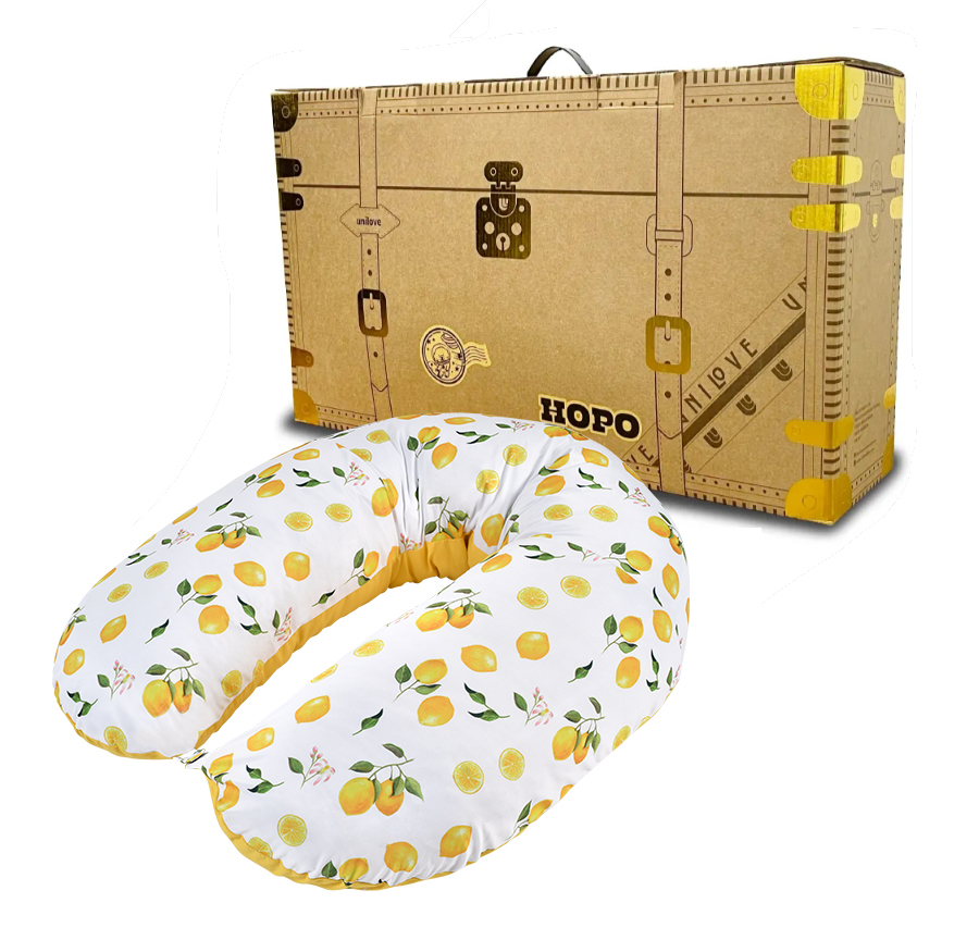 Gối đa năng Unilove - 7 in 1 Hopo cho mẹ bầu và em bé )Gối bầu, gối chống trào ngược, gối cho bé bú...)