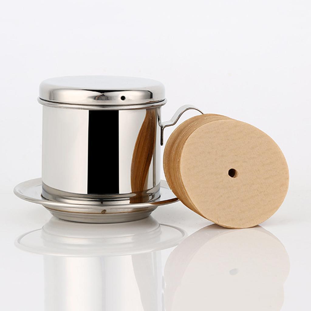 2x 100 Pieces Coffee Pod Replacement Filter, Disposable Coffee