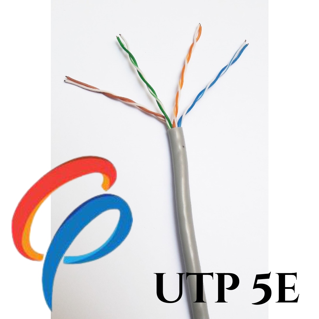 Cáp mạng UTP CAT 5E 4pair 24awg vỏ bọc HDPE màu xám