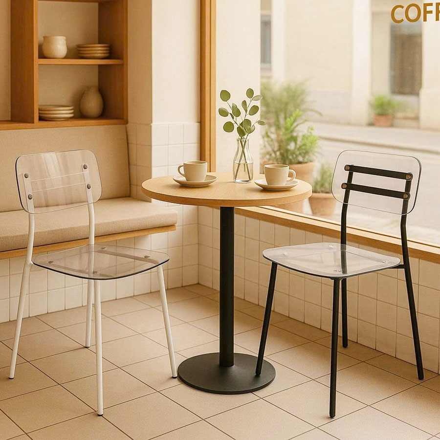 Ghế cafe thân nhựa hiện đại CC01003-PC Nội thất Capta