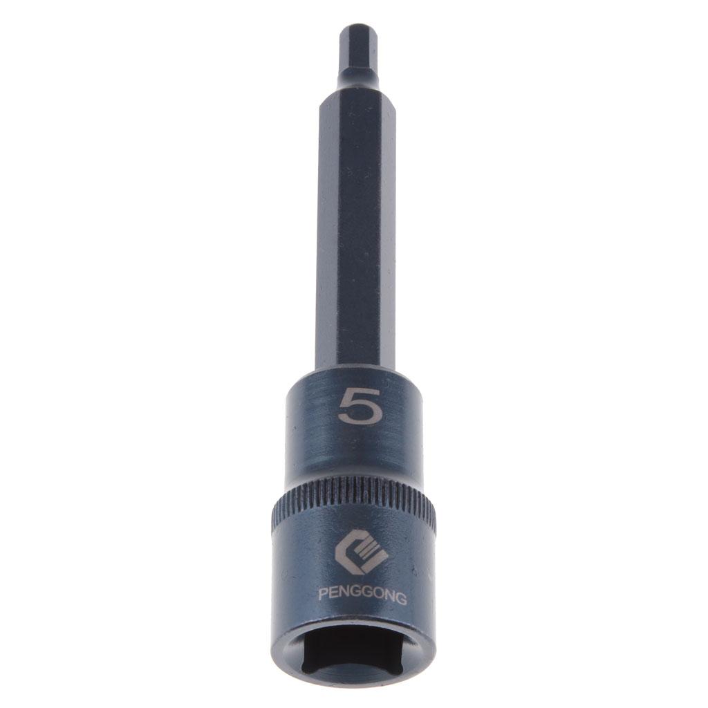 Socket Adapter Drill Bits Set Hex Shank 1/2" Drive Impact Drill Bits