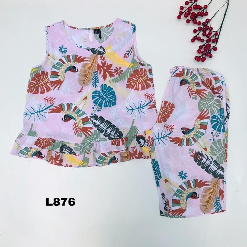 Đồ Bộ Nữ Tole Lanh Quần Lửng