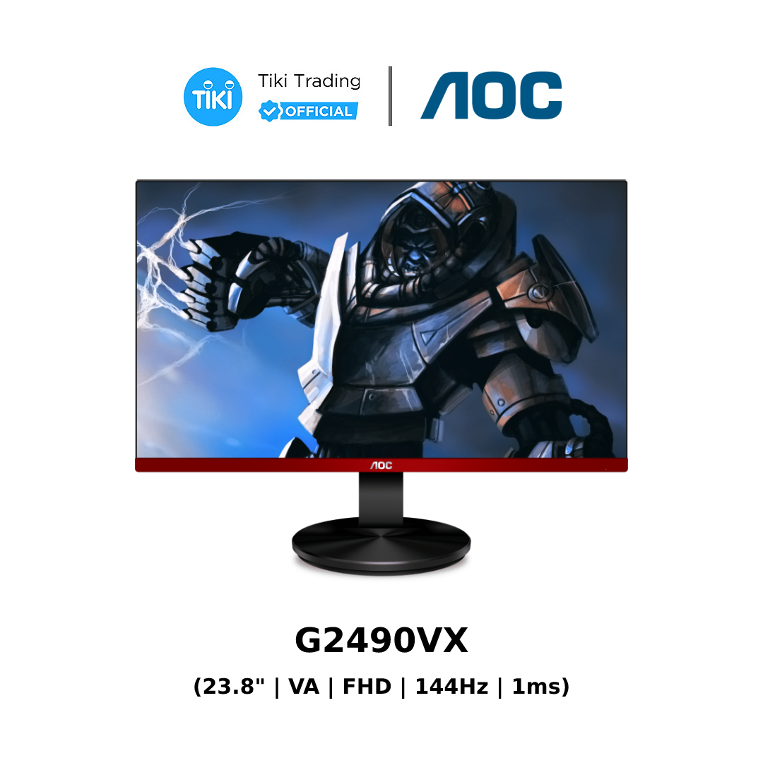 Màn hình máy tính AOC G2490VX 23,8 inch FHD VA 144Hz- Hàng Chính Hãng