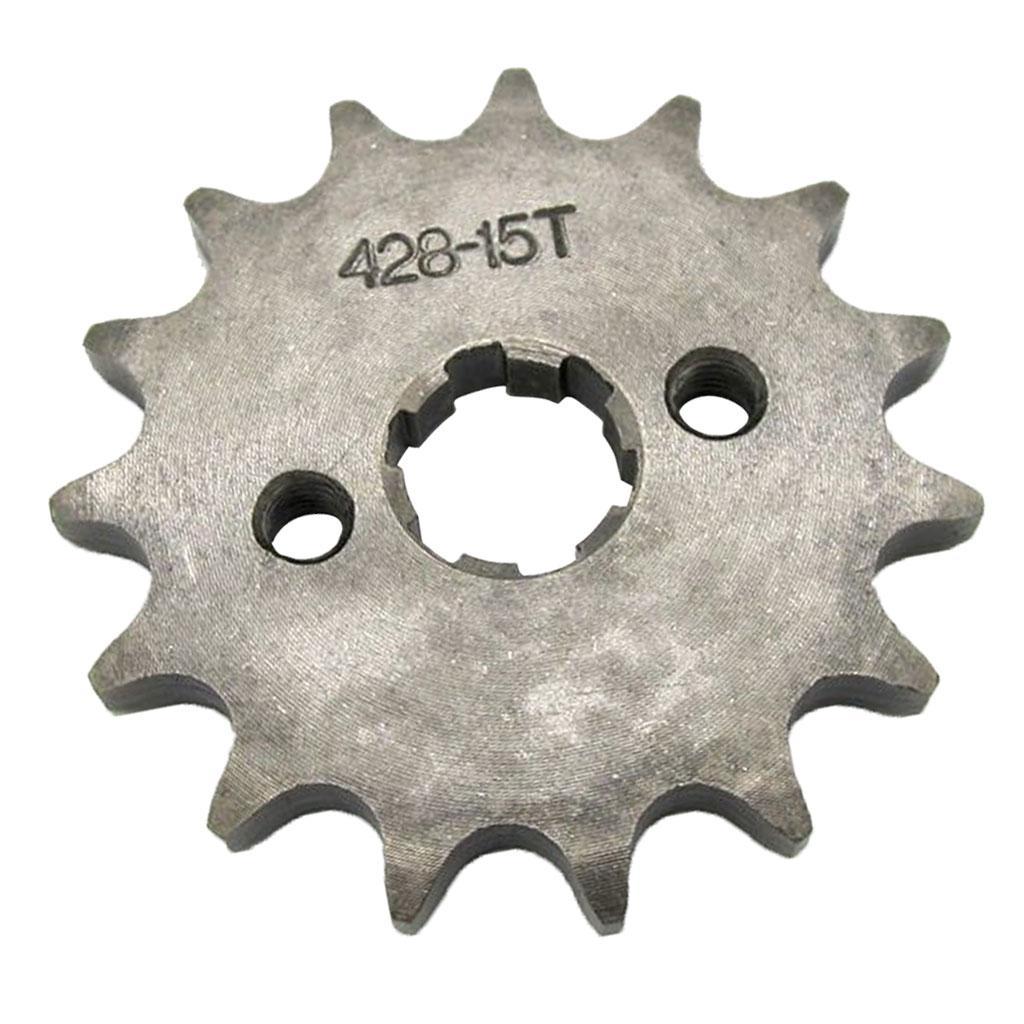 15T 428 Chain/Pitch Front Sprocket Cog /Trail/Dirt bike ATV Quad 17mm
