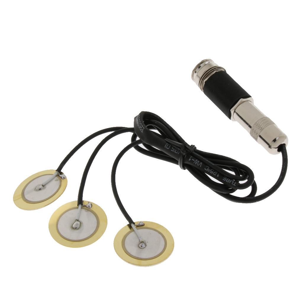 Pickup Piezo Transducer For Guitar Ukulele Mandolin Banjo String Instrument
