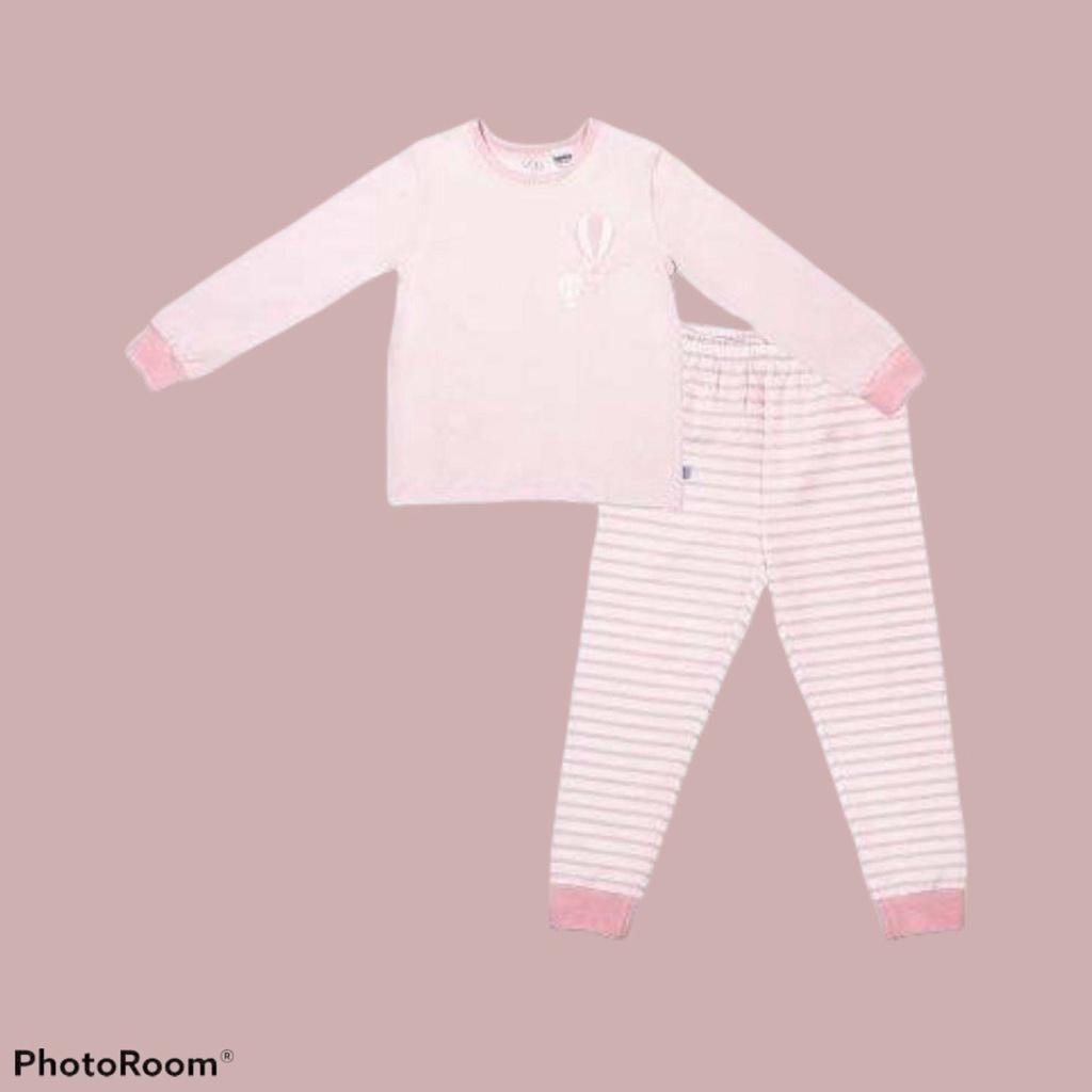 Bộ dài tay chui đầu cotton quần kẻ