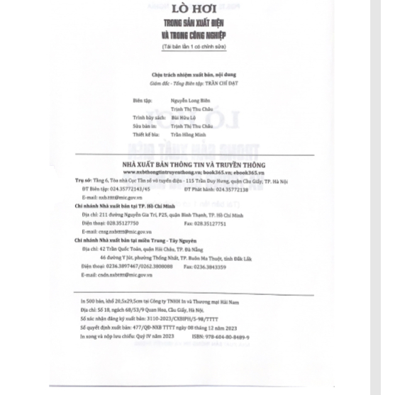 Lò Hơi trong sản xuất điện và trong công nghiệp  ( xbtt) - ảnh 3