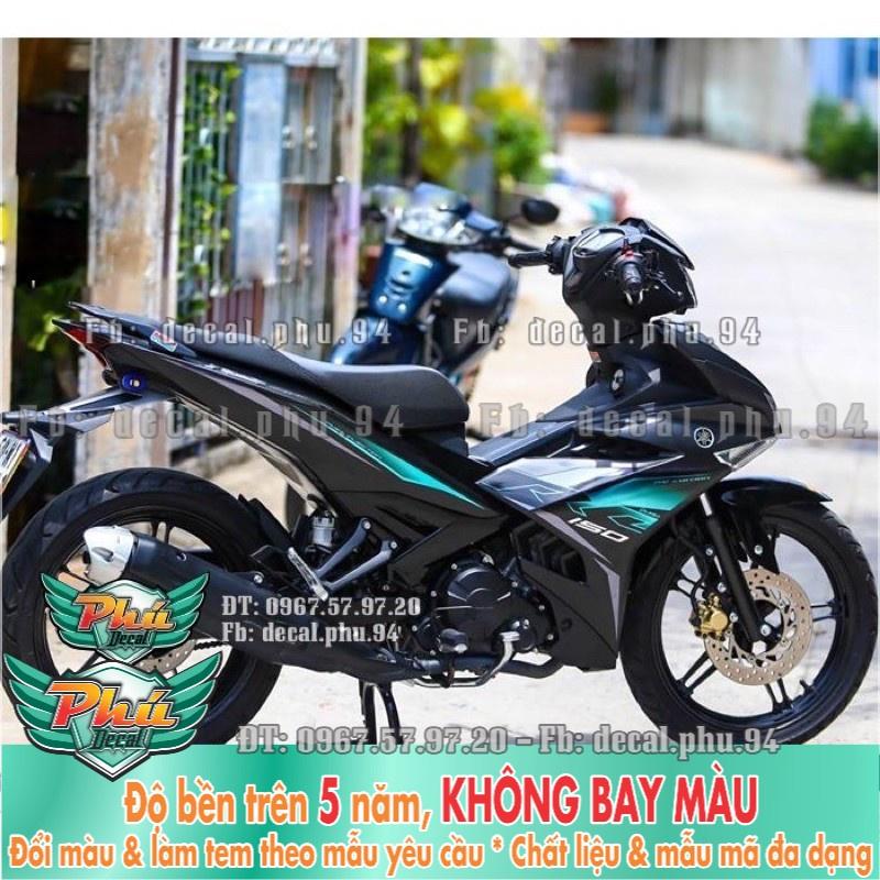 Tem rời Exciter 150 Rc xanh lục bảo , Có mẫu màu đỏ