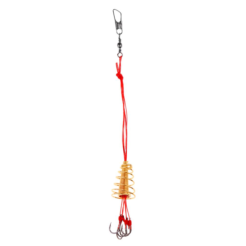 Sea Fishing Explosion Fishing Hook Fishing Lure Bait Trap Feeder Cage 8#