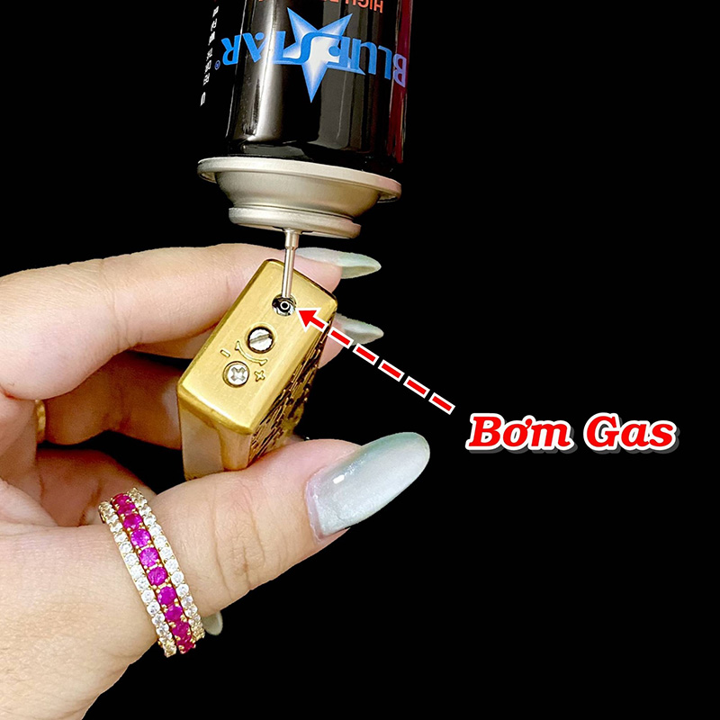 Bật Lửa Dupont Broad Hình Rồng – Xài Gas